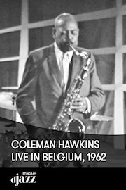 Coleman Hawkins live in Belgium, 1962 poster