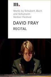 David Fray plays Schubert, Bach and Schumann - Verbier Festival poster