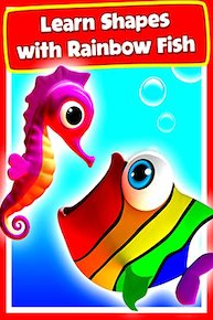 Learn Shapes with Rainbow Fish