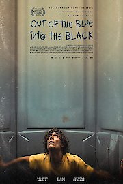 Out of the blue, into the black poster