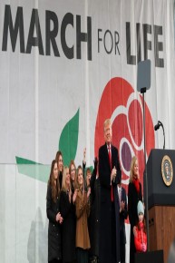 President Trump at the March for Life 2020