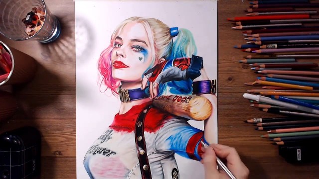 Watch Drawing Harley Quinn Online