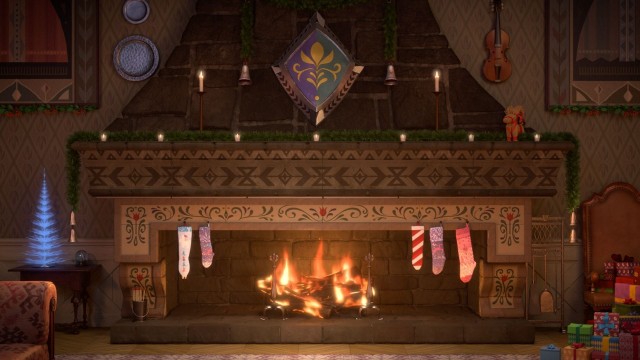 Watch Arendelle Castle Yule Log Online