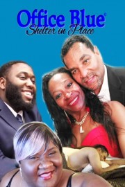 Office Blue-Shelter in Place poster