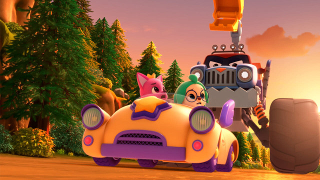 Watch Pinkfong & Hogi Mini-Movie: The Tricky Three Cars Online