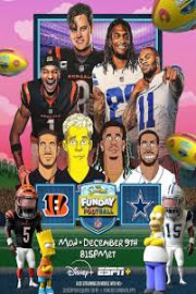 The Simpsons Funday Football | Cincinnati Bengals vs. Dallas Cowboys poster