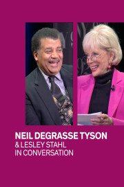 Neil deGrasse Tyson with Lesley Stahl poster