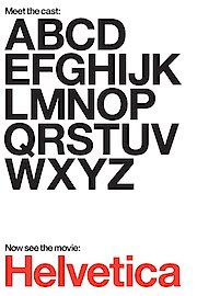 Helvetica poster