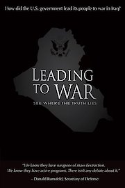 Leading to War poster