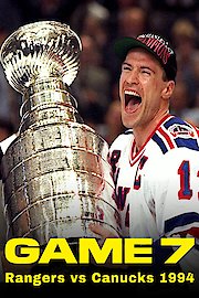 Game 7 Rangers vs Canucks 1994 poster