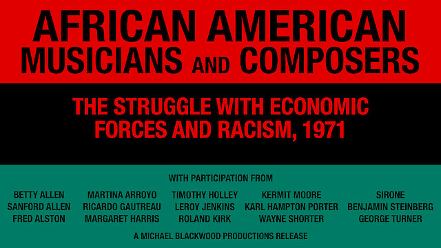 Watch African American Musicians and Composers Online