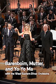 Barenboim, Mutter, and Yo-Yo Ma poster