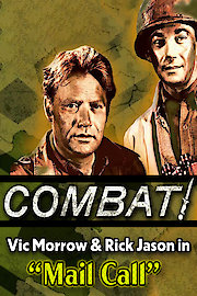 Combat - Vic Morrow, Rick Jason in "Mail Call" poster