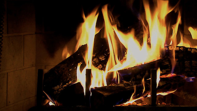 Watch Crackling Fireplace Yule Log Online