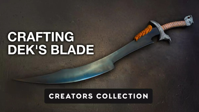 Watch Forging Dek's Sword from Predator: Badlands | Black Beard Projects | Creators Collection Online