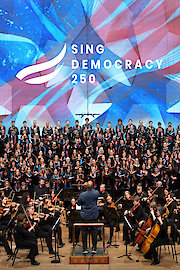 Sing Democracy 250 poster