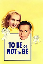 To Be or Not to Be poster