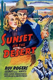 Sunset on the Desert poster
