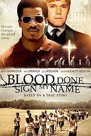 Blood Done Sign My Name poster