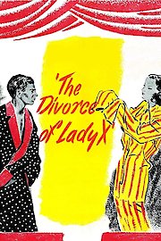 The Divorce of Lady X poster
