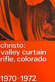 Christo's Valley Curtain poster