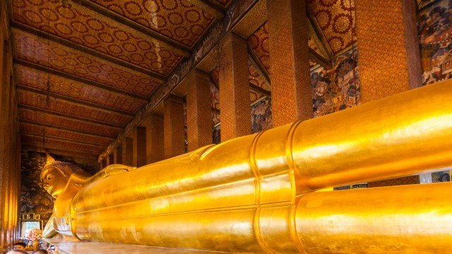Watch Global Treasures: Wat Pho - Wat Phra Chetuphon - The Temple of the Reclinning Buddha Online
