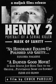 Henry 2: Portrait of a Serial Killer, Mask of Sanity poster