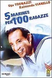 5 marines per 100 ragazze poster