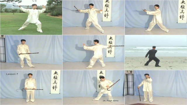 Watch Traditional Tai Chi Eight Immortals Cane Routine One Online