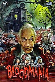 Herschell Gordon Lewis' Blood Mania poster