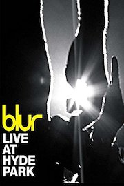 Blur Live at Hyde Park poster