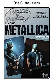 Phrase By Phrase Classic Metallica One Lesson poster