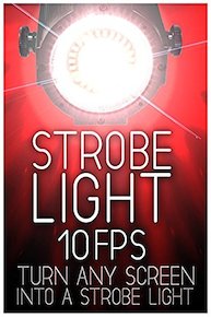 Strobe Light: 10 Flashes Per Second - Color White - 4 Hours
