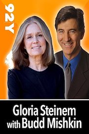 Gloria Steinem with Budd Mishkin poster