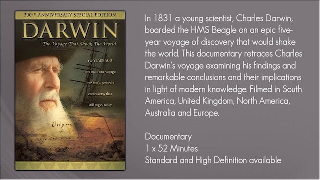 Watch Darwin: The Voyage That Shook The World Online