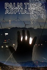 Palm Tree Asphalt poster