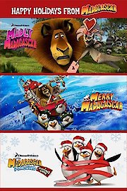 DreamWorks Happy Holidays from Madagascar poster