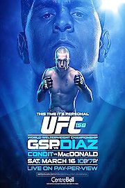 UFC 158 poster