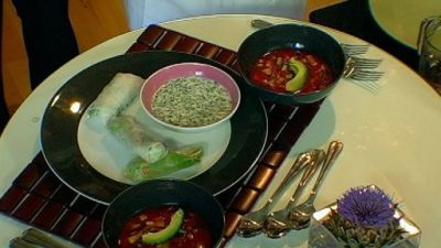 Grilled Whole Grape Leaf Wrapped Fish