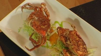 Soft Shell Crabs and Tuna Tartar