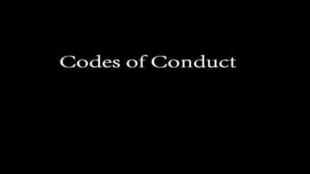 Watch Codes of Conduct Online