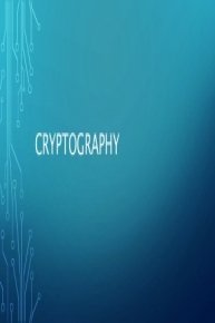 Cryptography