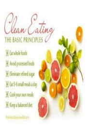 Clean Eating for a Healthy Body - Reduce What You Eat Without Feeling Hungry poster