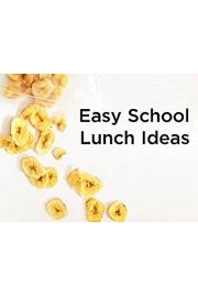 Easy School Lunch Ideas poster