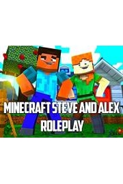 Steve & Alex (Minecraft Roleplay) poster