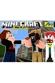 Minecraft City poster