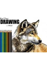 Real Time Drawing of a Wolf poster