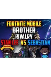 Fortnite Mobile Brother Rivalry Stan Lee VS Sebastian poster