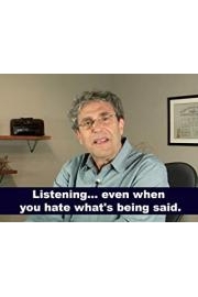 Listening. even when you hate what's being said poster